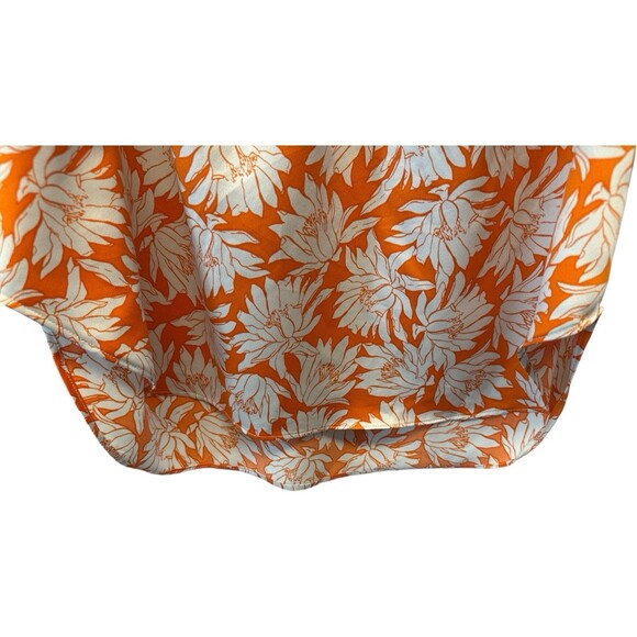 Alfani Sleeveless Blouse Women’s Plus Size 2XL V-Neck Hi Low Hem Turquoise - Picture 8 of 10